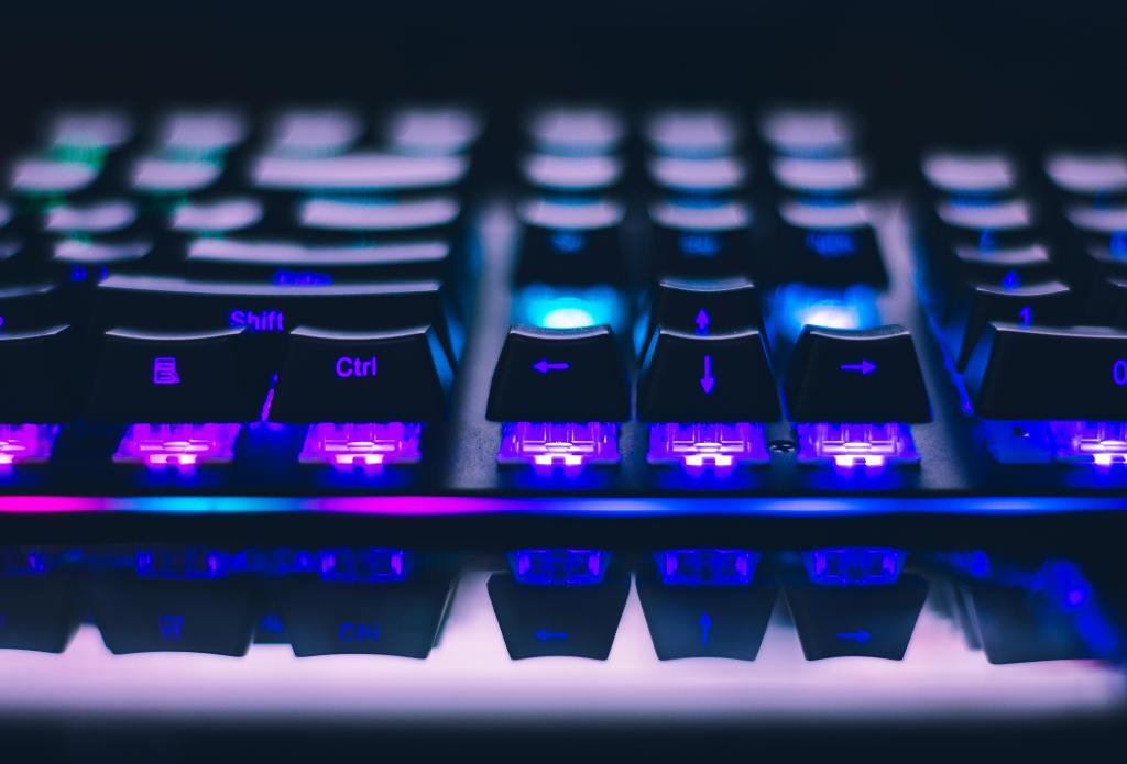 Blue keyboard